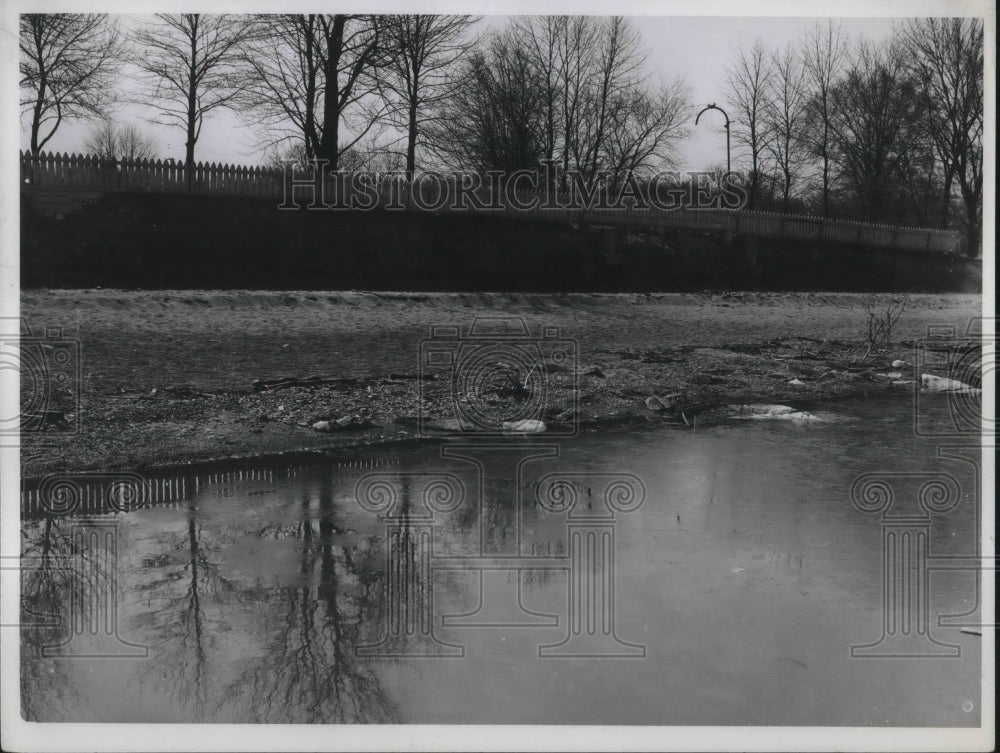 1940 Press Photo River and shoreline in Wildwood - Historic Images