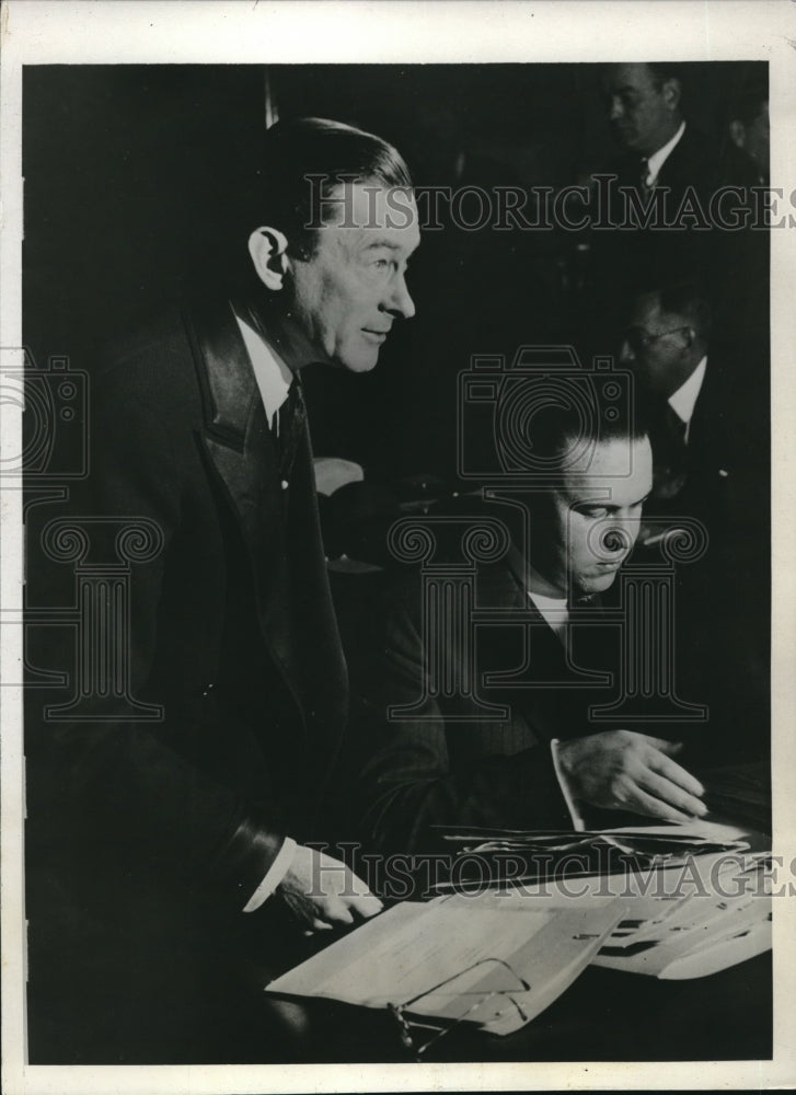 1931 Press Photo Mayor James Walker with Senator John Hastings - Historic Images