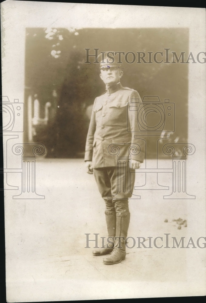 1918 Press Photo Major Frank Smith Military Postman Actively Served in France-Historic Images