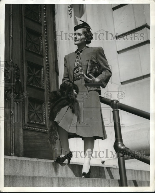 1941 Press Photo Miss Vivien Kellems, Best Dressed Woman in Business - Historic Images