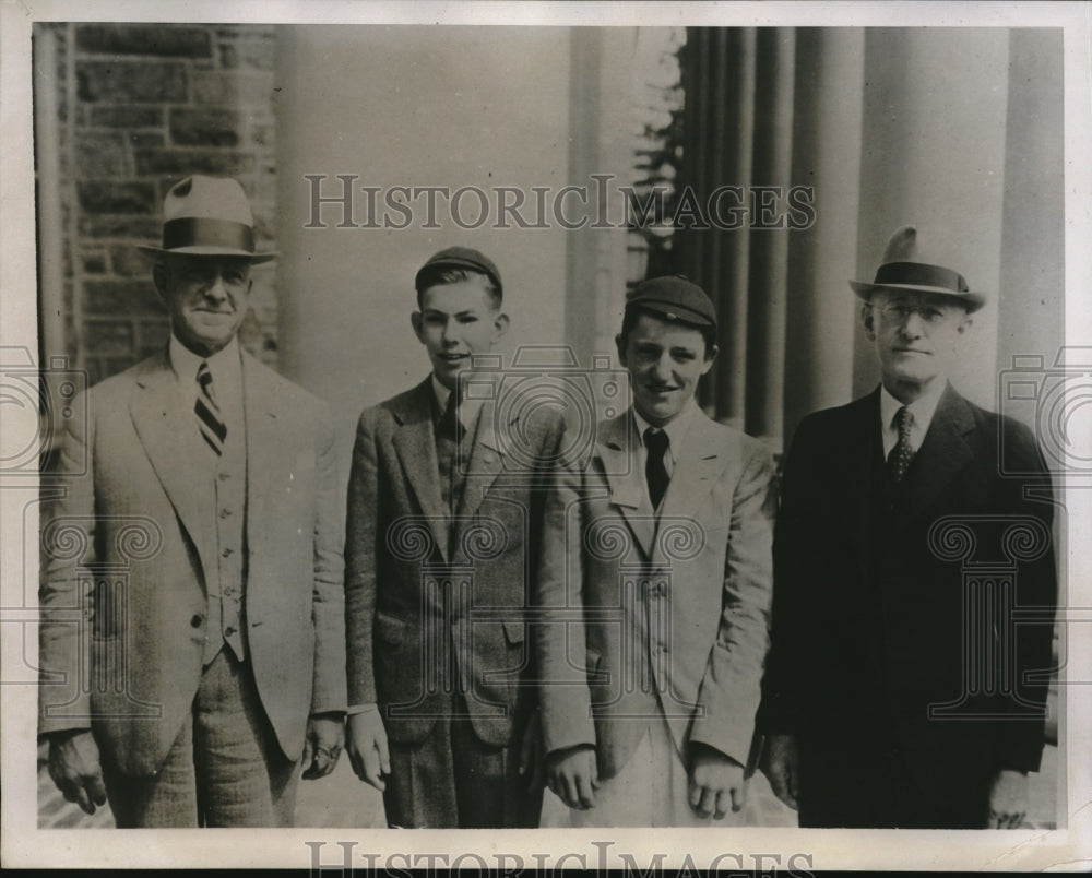 1934 Oldest Deans and Youngest student of the Penn State - Historic Images