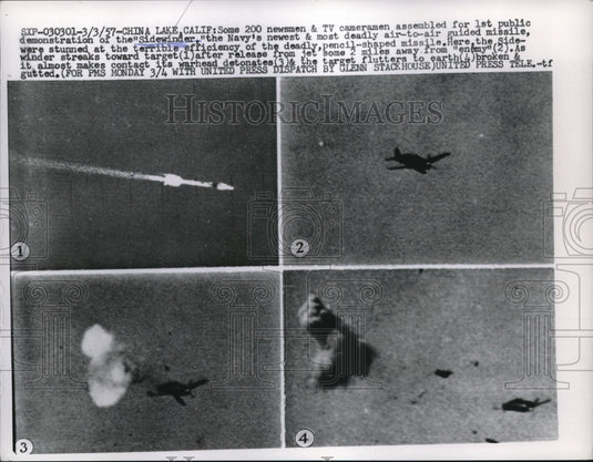 1957 Sidewinder the Navy's most deadly air - Historic Images