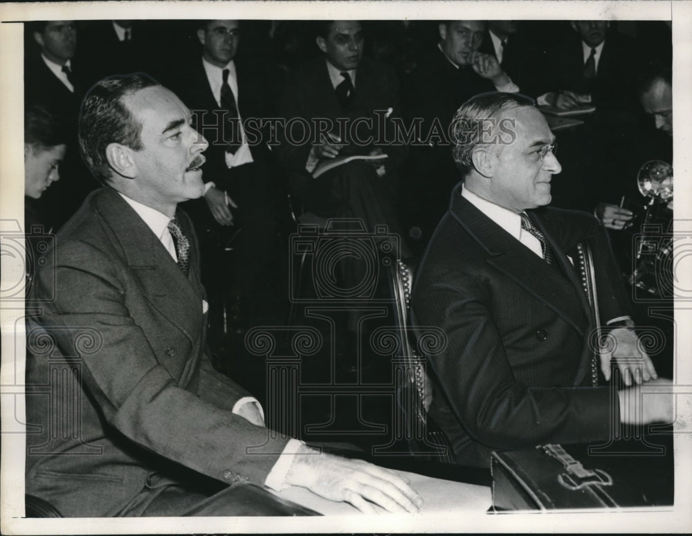 1939 Professor Felix Frankfurter and Protege Dean Acheson - Historic Images