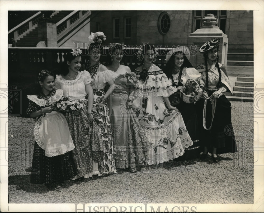 1941 Representatives in the Pan American Fiesta in Washington DC - Historic Images