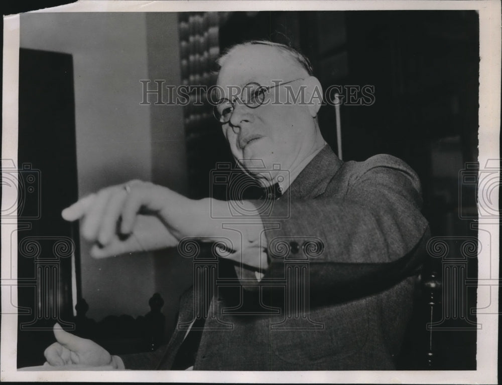 1939 Press Photo William L. Green of American Federation of Labor Opens Parley-Historic Images