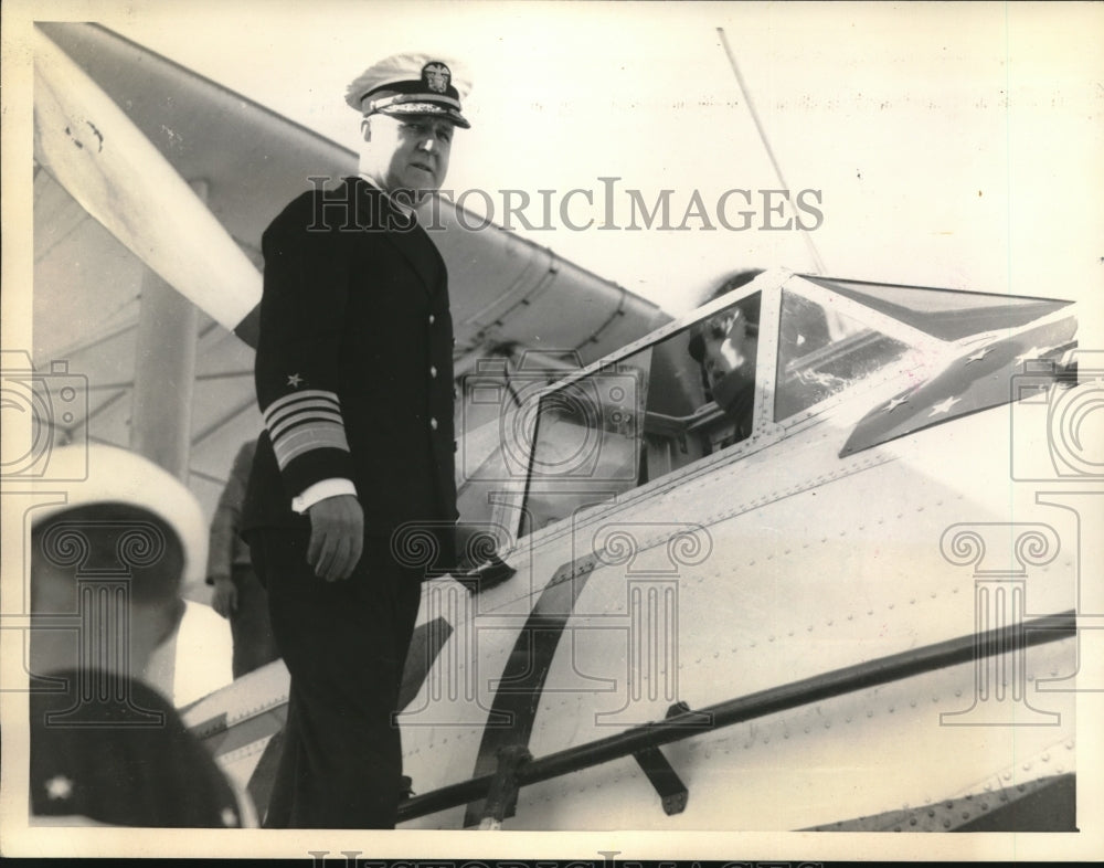 1934 Press Photo Admiral David F Sellers Commander in Chief US Fleet - Historic Images