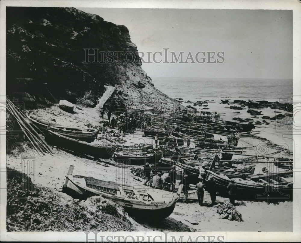 1934 Press Photo Sicilian Fishermen - Historic Images