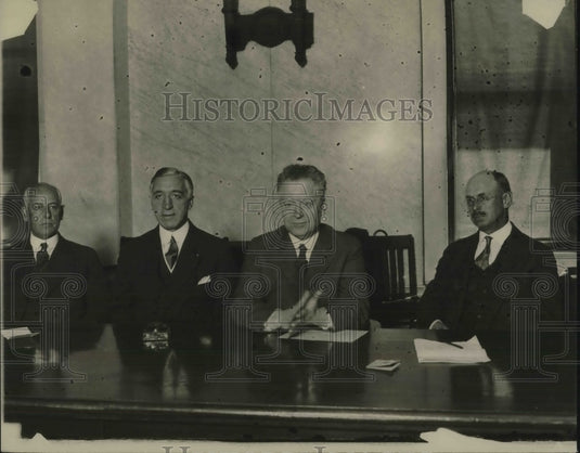 1922 Press Photo John Nugent Huston Thompson Victor Murdock Vernon Van Fleet - Historic Images