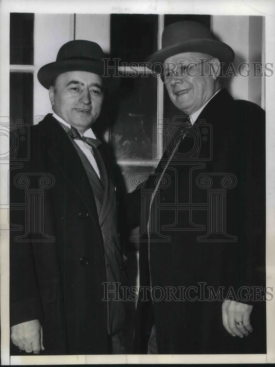 1941 Press Photo AFL President William Green & Vp of AFL Matthew Woll - Historic Images