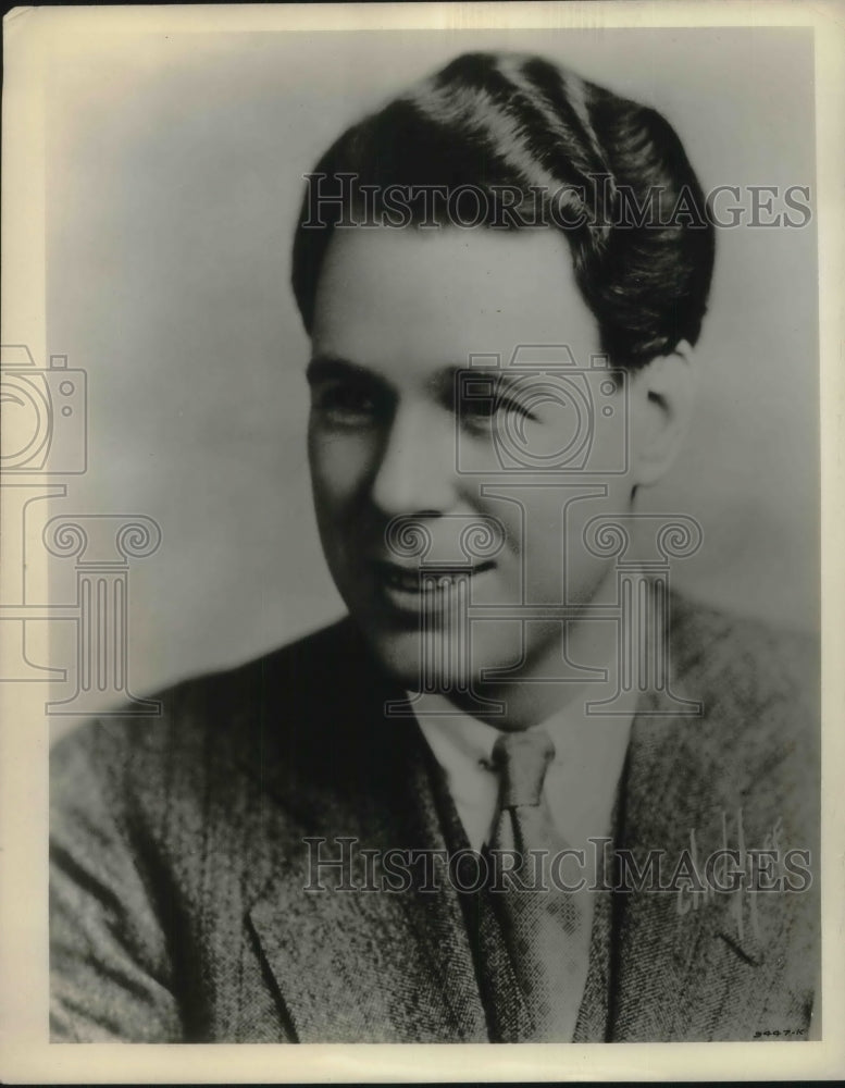 1931 Press Photo Everett Marshall Baritone - nec02027 - Historic Images