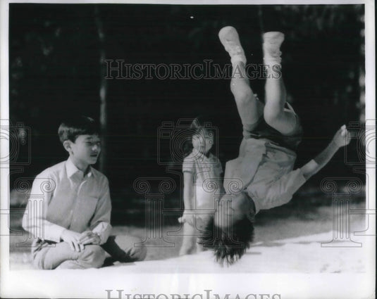 1972 Princes Aya and Hiro and Princess Hori of Japan - Historic Images