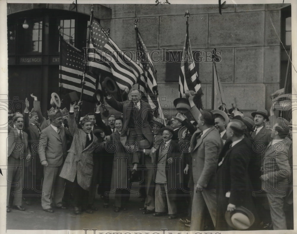 1927 E.E. Spafford commander American legion - Historic Images