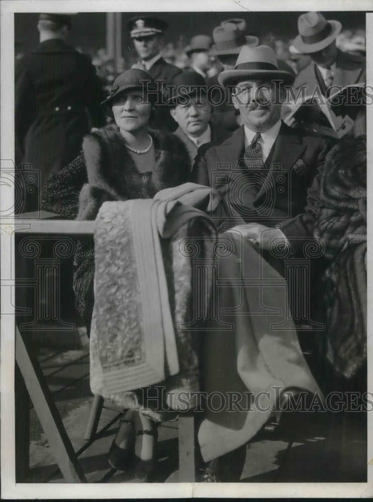 1931 Press Photo Grover Whalen Whalen Army Navy Game-Historic Images