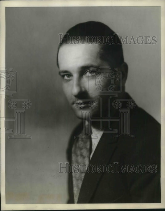 1930 Captain Franzcarl Scheiff inventor of the Shock Absorber - Historic Images
