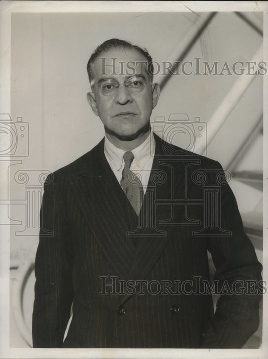 1931 Press Photo Mr A Legorreta Administration of Mexican National Bank - Historic Images