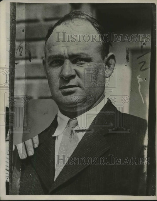 1929 Press Photo Pilot RL Mitchell Cleveland Airport Endurance Test-Historic Images