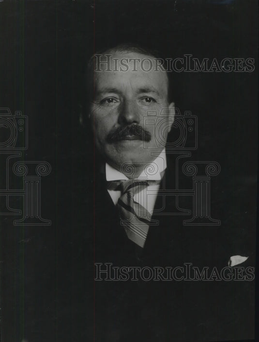 1924 Press Photo Mr Jean Musy Swiss President Switzerland - Historic Images