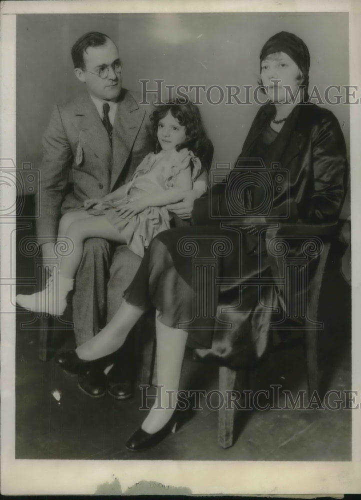 1930 Mrs Florence Leeney Maurice Leeney Judge Sabath Chicago - Historic Images