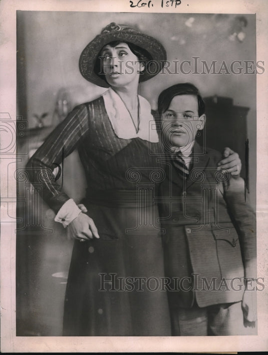 1921 Press Photo Colonel Helen Babtedo Woman's Motor Corps-Historic Images