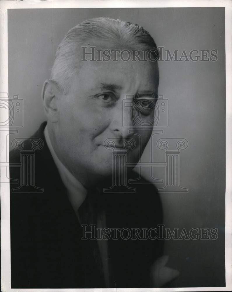 1952 Press Photo Glenn MacDonald Bay City Times Editor-Historic Images