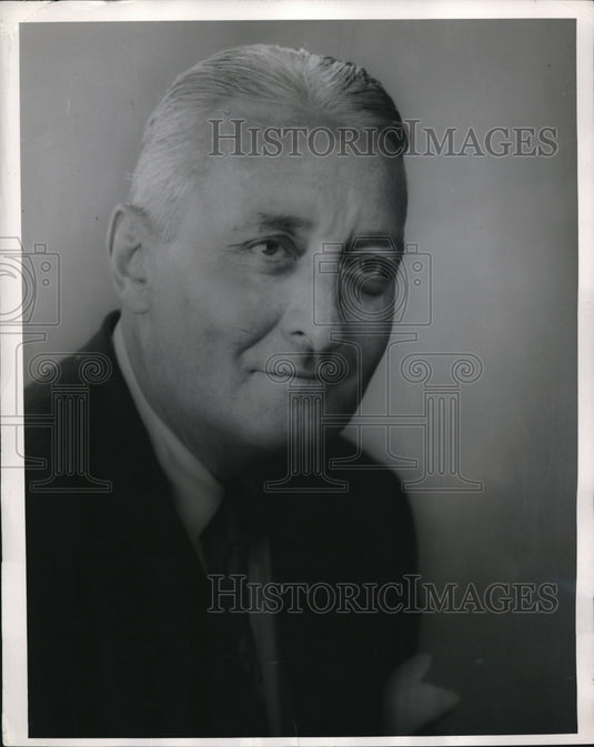1952 Press Photo Glenn MacDonald Bay City Times Editor-Historic Images
