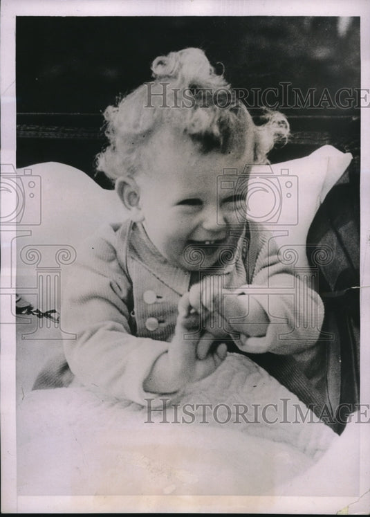 1936 Baby Prince Edward Shown In Gardens Of Belgrave Square - Historic Images