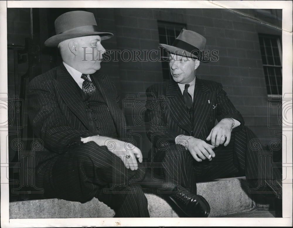 1947 Press Photo Kenneth Romney Washington D.C. Trial House Sergeant At Arms - Historic Images