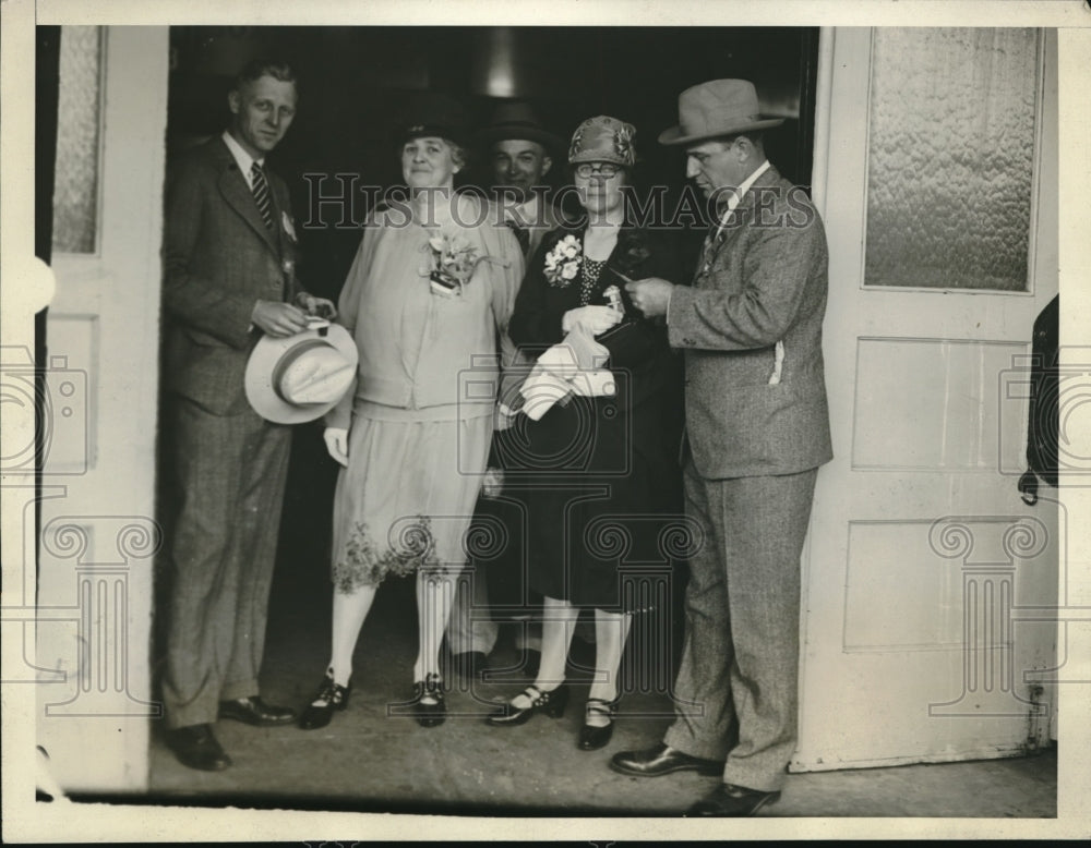 1930 Miss Elizabeth McCormack Erick Johnson Republican Convention - Historic Images