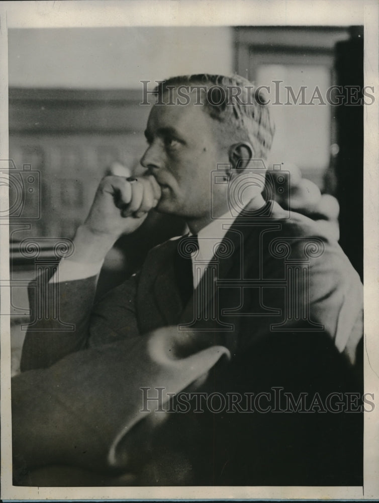 1927 Press Photo Walter J Schmidt Criminal Court Judge His Son Age 6 is Murdered - Historic Images