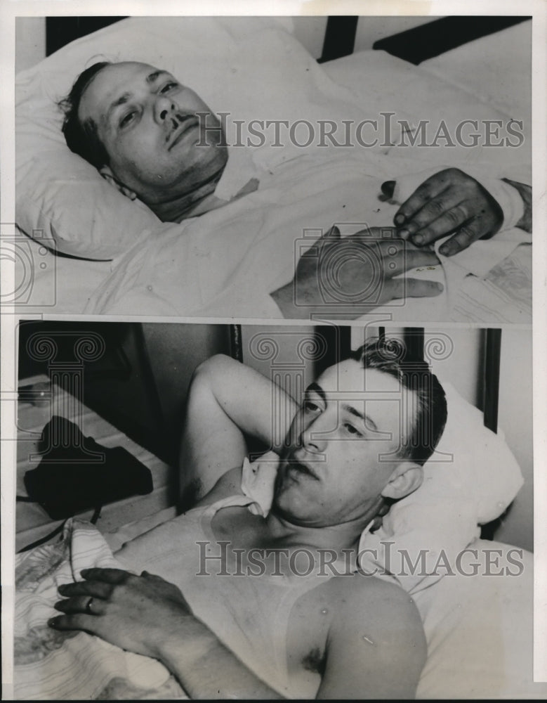 1939 Two Employees of Indiana State Penitentiary Injured in Battle - Historic Images