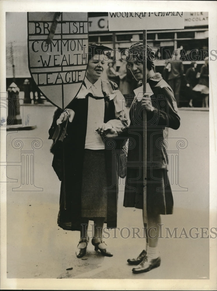 1931 Mrs Chase Collinsonn Graduate Columbia University at Peace Marc - Historic Images