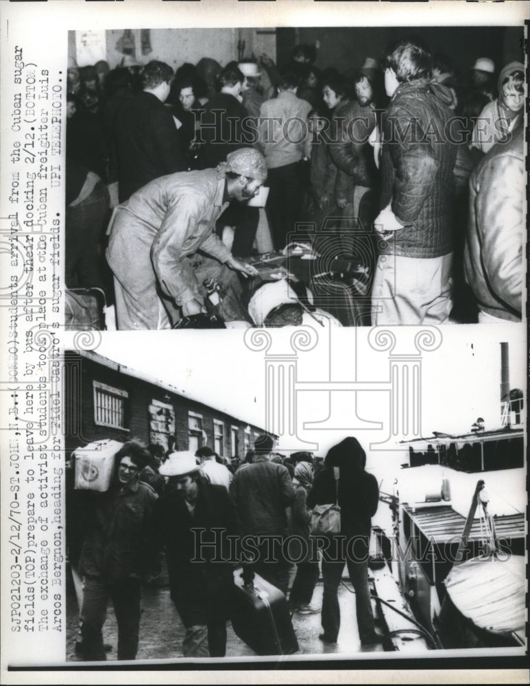 1970 Cuban University Students Protesting Fidel Castro - Historic Images