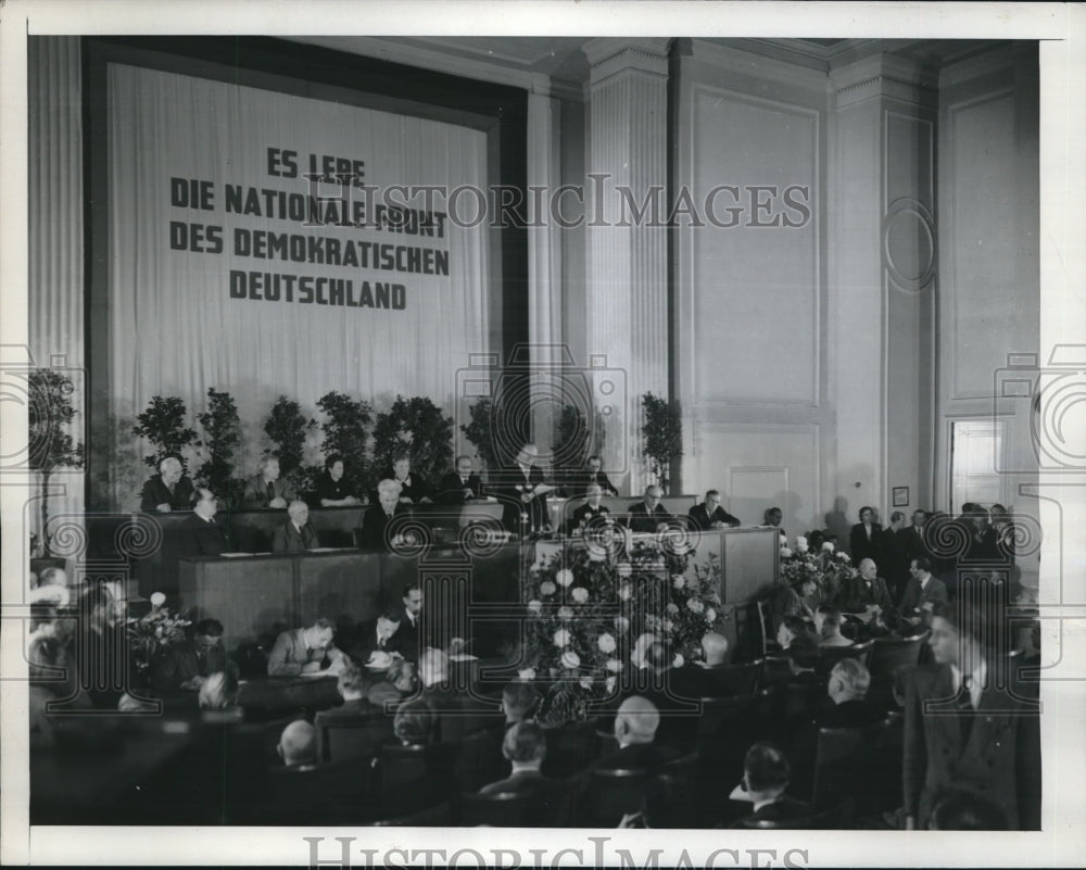 1949 People&#39;s Chamber President Johannes Dieckmann in Berlin - Historic Images