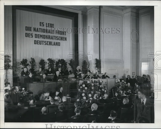 1949 People's Chamber President Johannes Dieckmann in Berlin - Historic Images