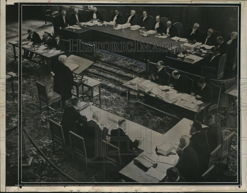 1932 Press Photo International Court Session At Peace Palace.-Historic Images