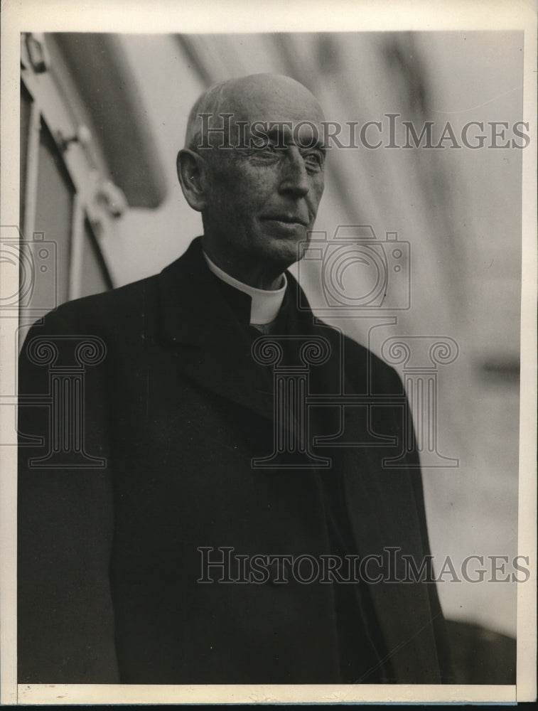 1927 Boston Bishop, Rt Rev Arthur Connolly in NYC  - Historic Images