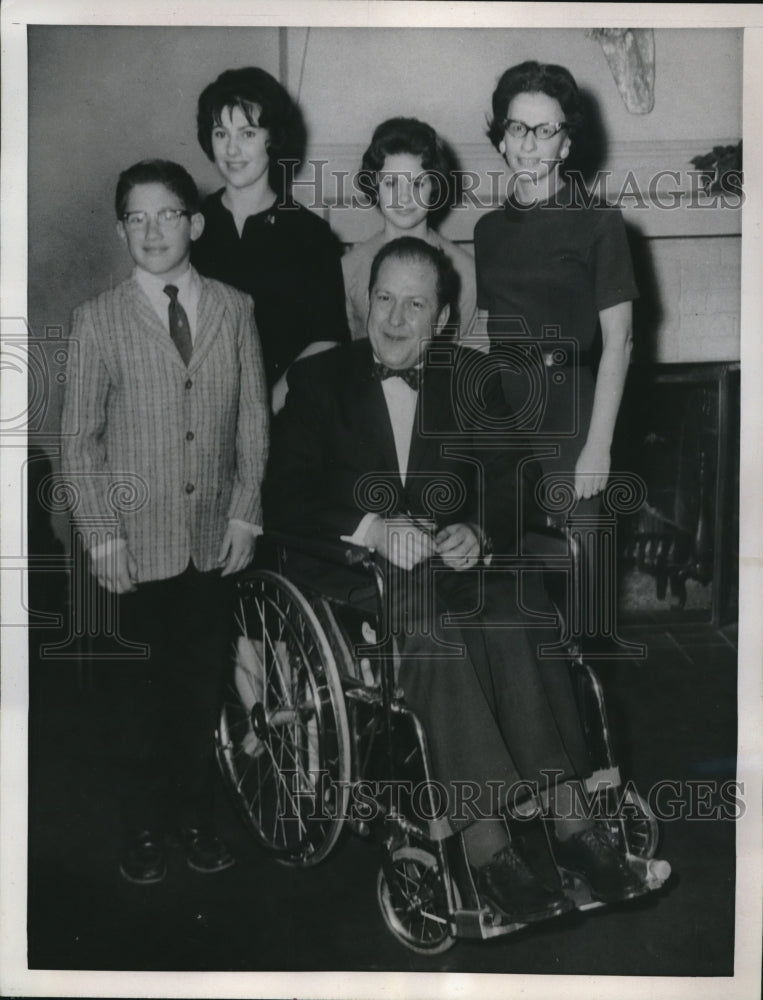 1961 Charles E. Caniff &quot;Handicapped American of 1960&quot; - Historic Images