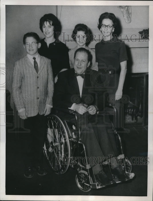 1961 Charles E. Caniff "Handicapped American of 1960" - Historic Images