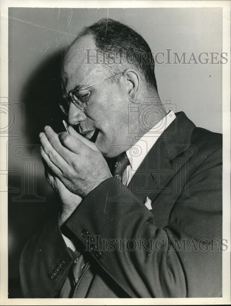 1941 Press Photo William C. McQUiston, Government Witness - Historic Images