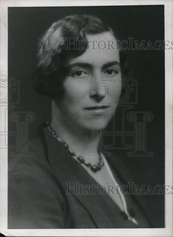 1933 Press Photo Mrs Marris L. Ernst, NYC attorney - Historic Images