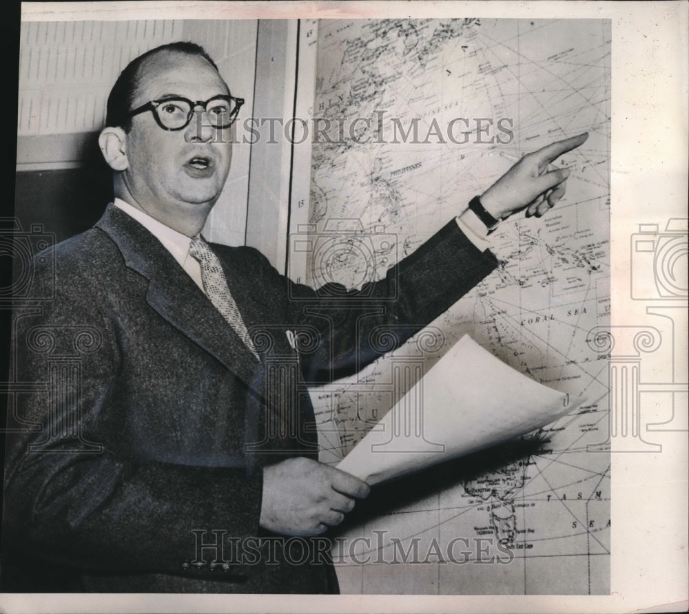 1952 Press Photo Wash.D.C. Gordon  Doan, chairman of AEC - Historic Images