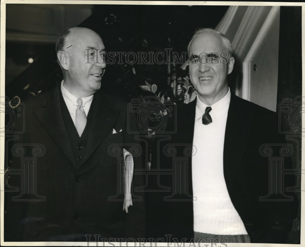 1938 Press Photo W. H. Plant of U.S. Steel products talks of trade with Japan-Historic Images