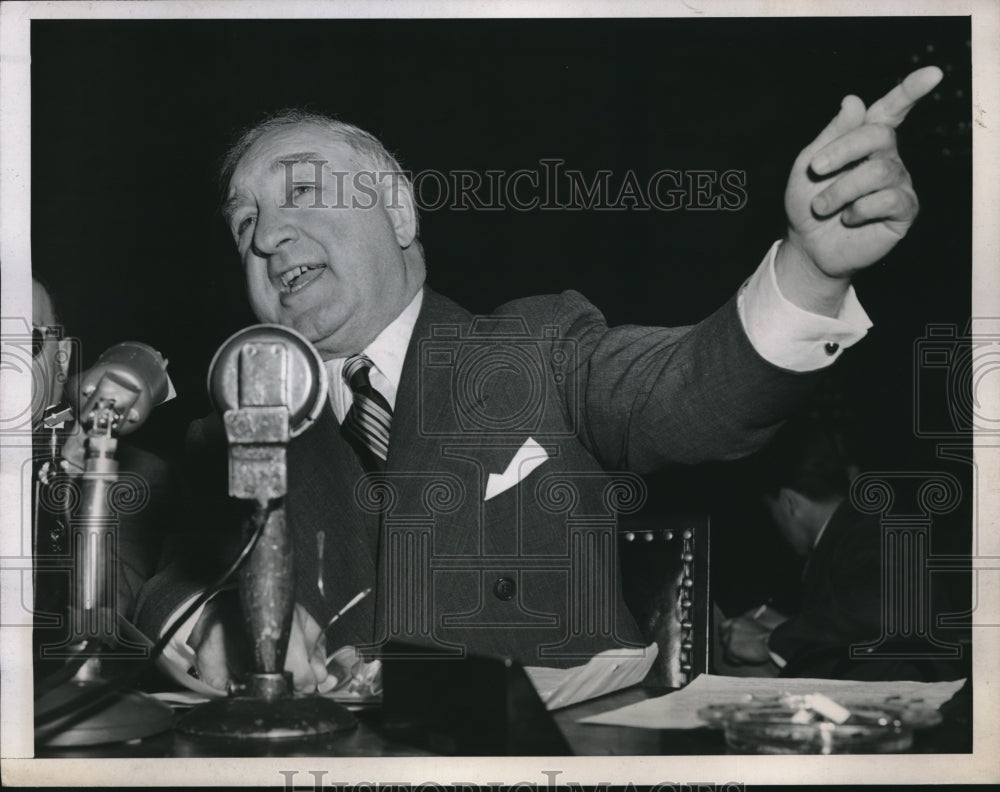 1948 James Petrillo Chief Of American Federation Of Musicians - Historic Images