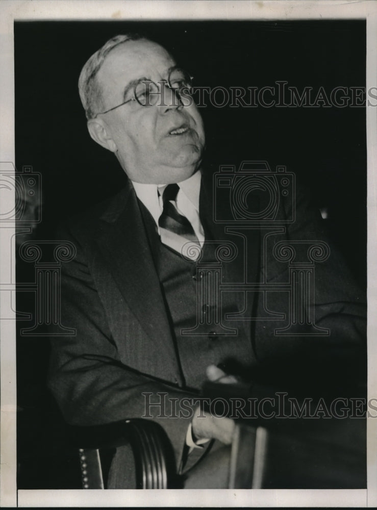 1935 Press Photo Phillip Chappel, Labor Dept conciliator in D,C,-Historic Images