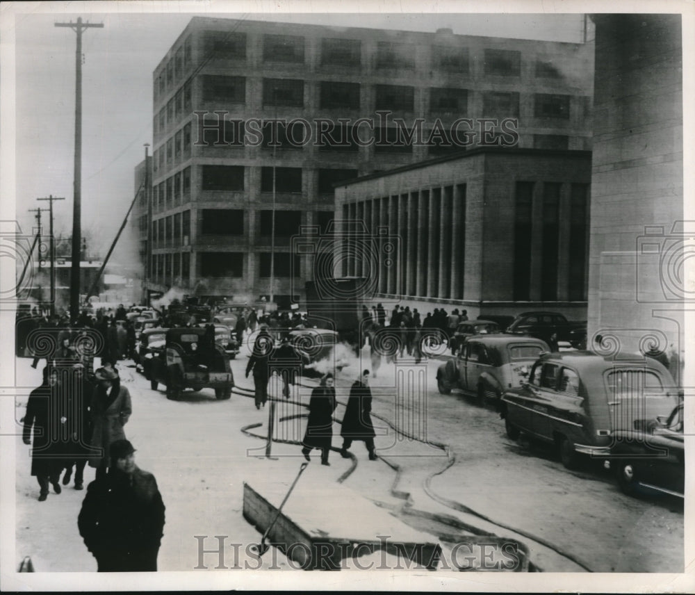 1951 Press Photo Explosion at Minnesota Mining and Manufacturing Company Plant - Historic Images