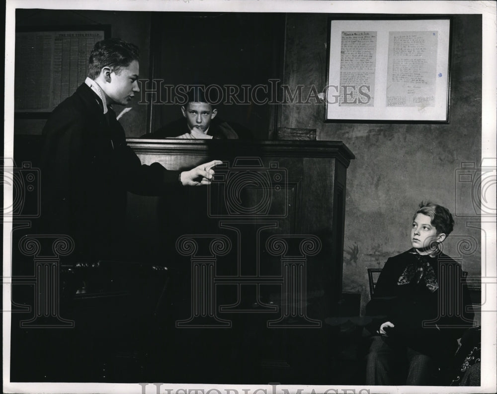 1947 Press Photo Abe Lincoln played by Joseph Eschbach at Greenfield Village-Historic Images