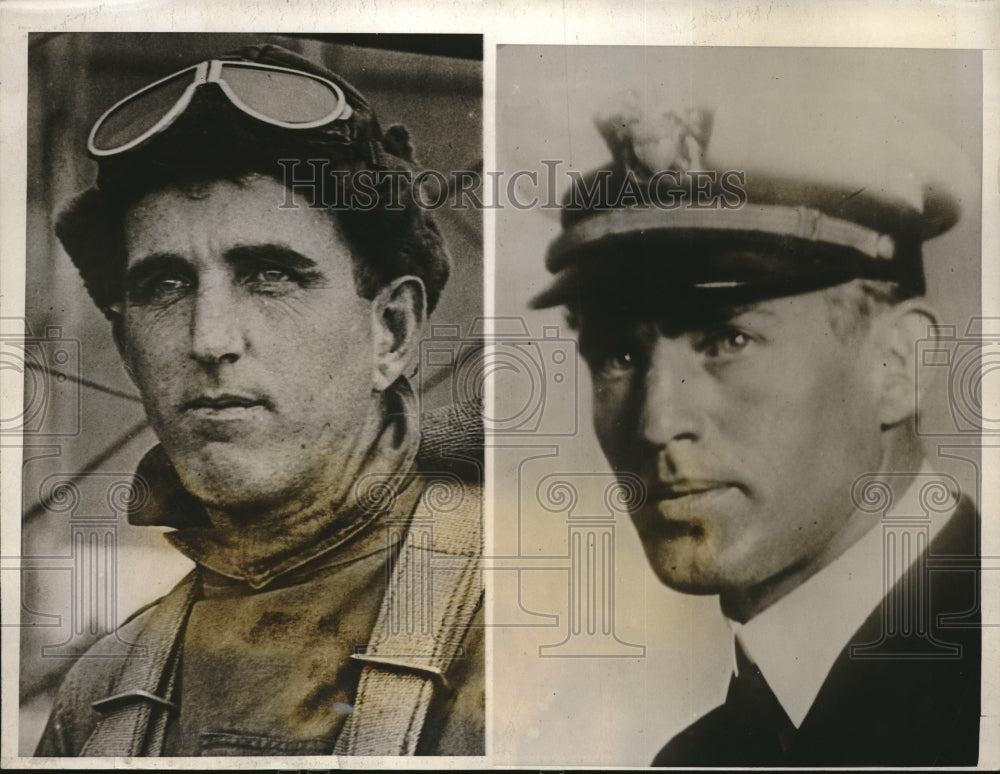 1925 PA McDonough &amp; Lt Ben Wyatt - Historic Images