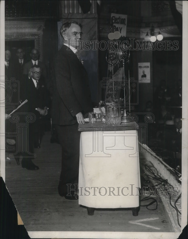 1930 Press Photo Trenton, NJ Dwight Morrow, Rep candidate for Senator-Historic Images