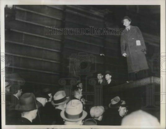 1939 CB Cowan Organizer For Association Of Unemployed - Historic Images