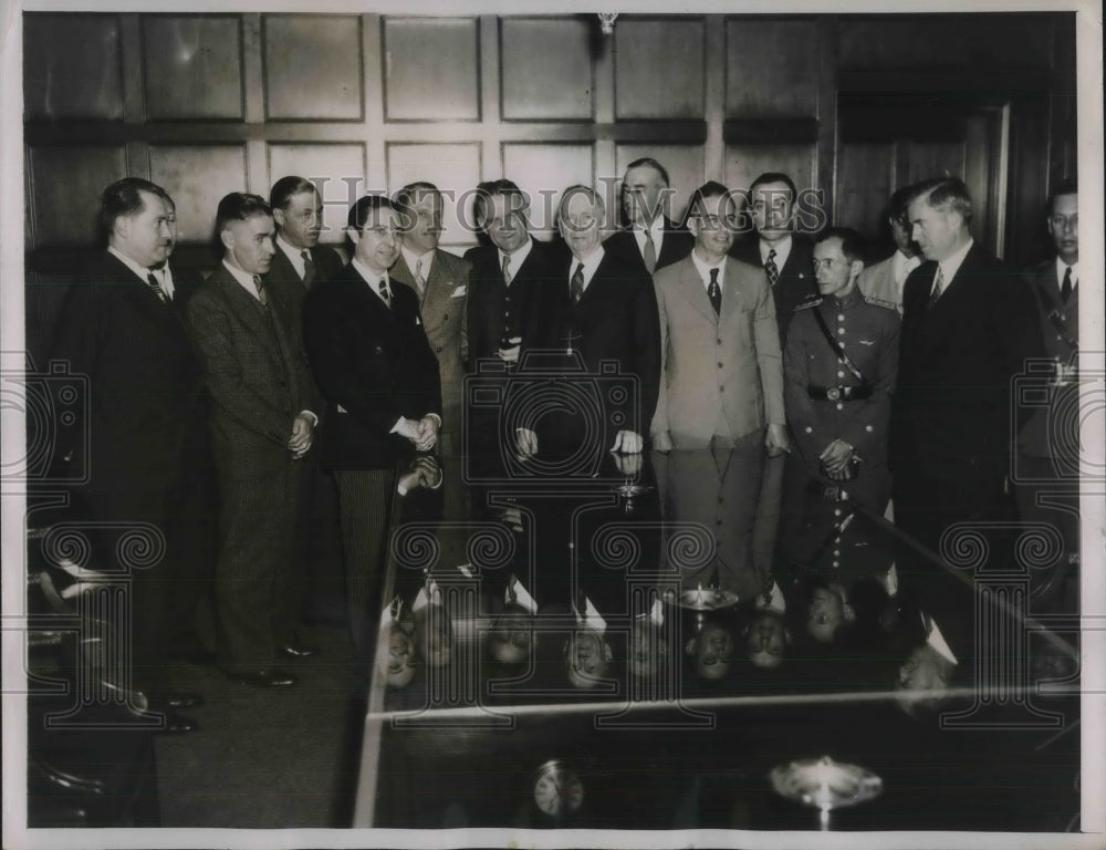 1935 Sec of Commerce Daniel Roper, Sec of Agri Henry Wallace - Historic Images